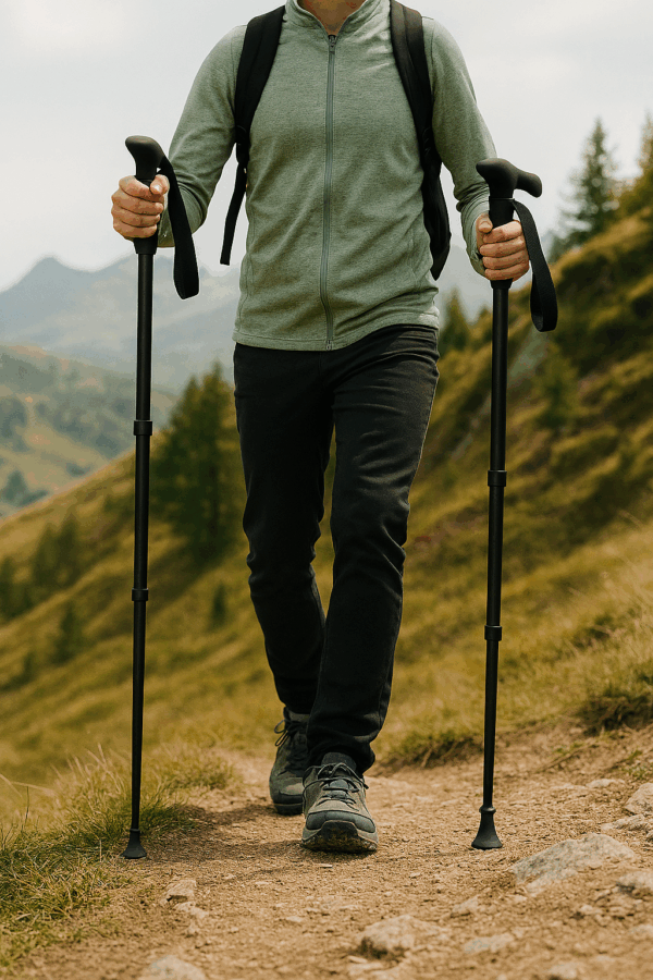 Opvouwbare steunstokken